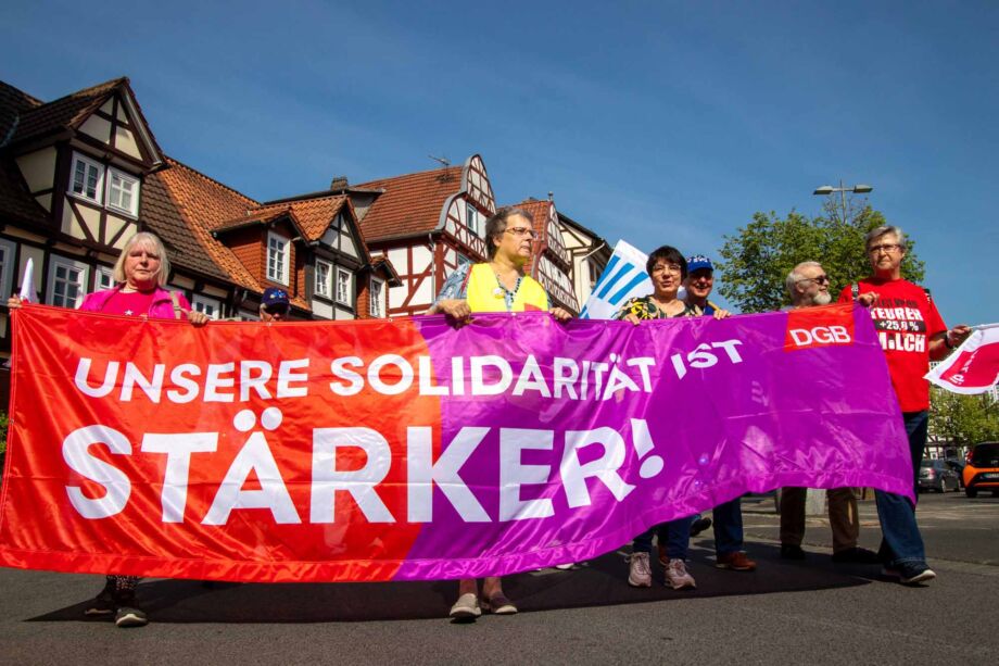 Maikundgebung in Bad Hersfeld Maikundgebung in Bad Hersfeld