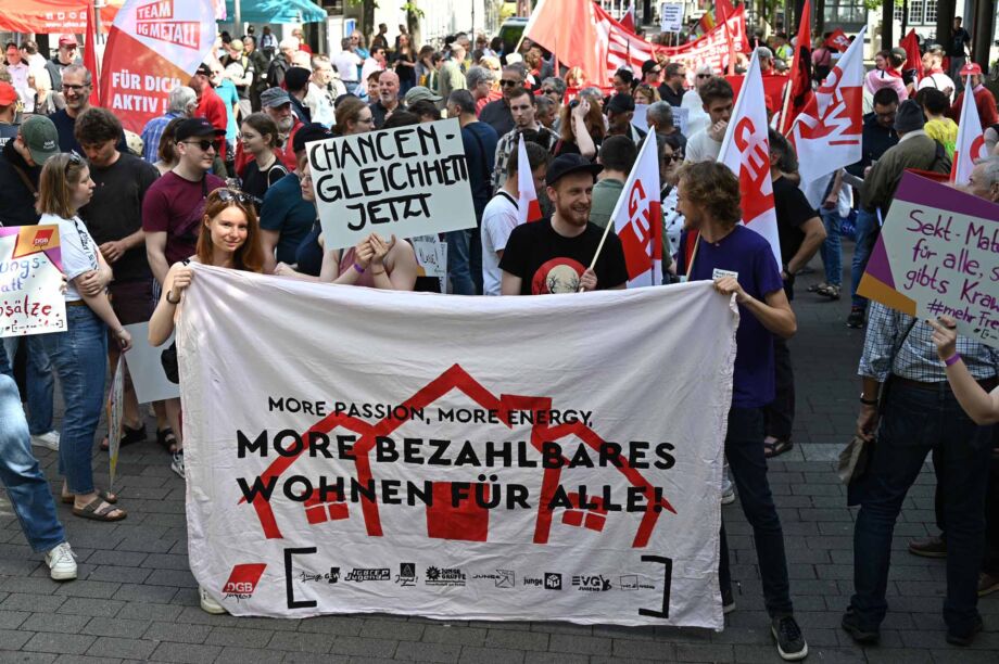 Maikundgebung des DGB in Giessen Maikundgebung des DGB in Giessen