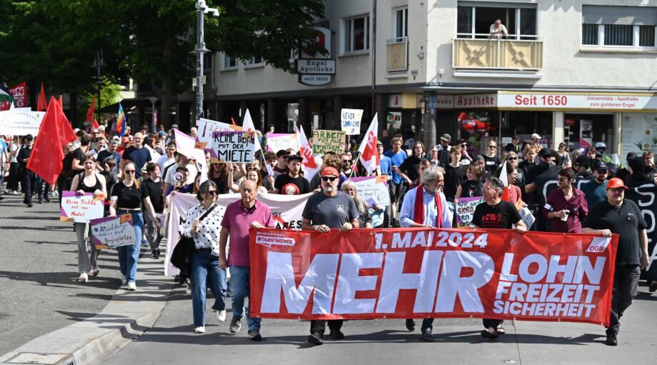 Maikundgebung des DGB in Giessen Maikundgebung des DGB in Giessen