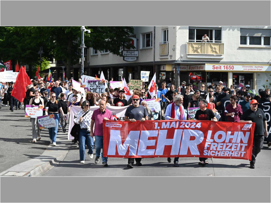 Maikundgebung des DGB in Giessen
