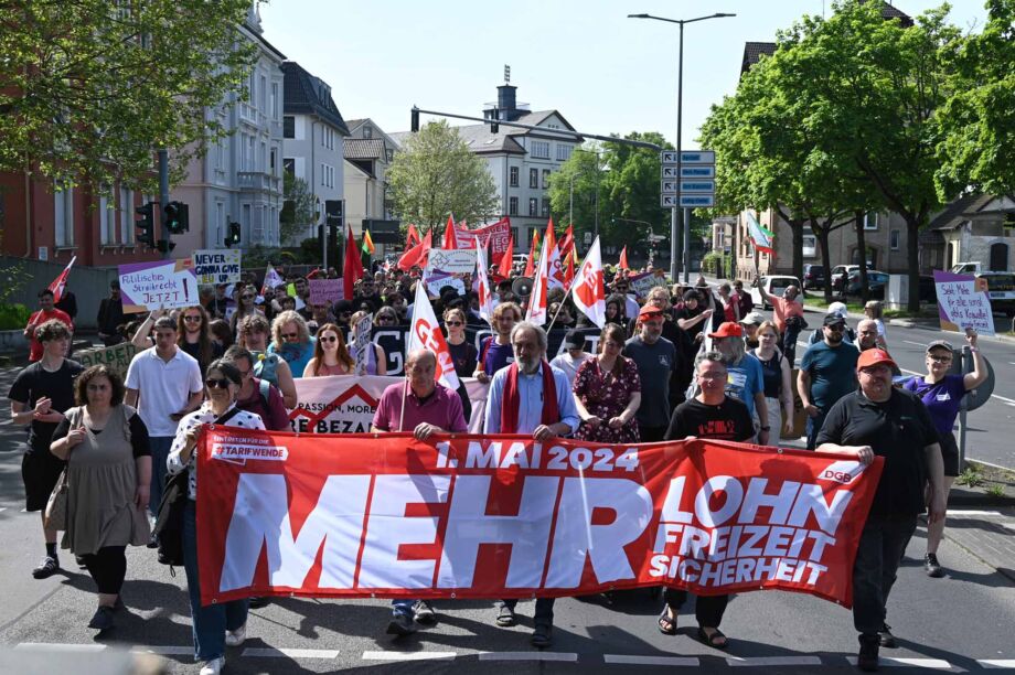 Maikundgebung des DGB in Giessen Maikundgebung des DGB in Giessen