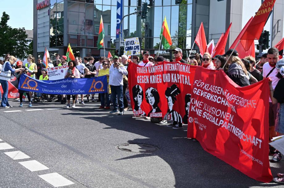 Maikundgebung des DGB in Giessen Maikundgebung des DGB in Giessen