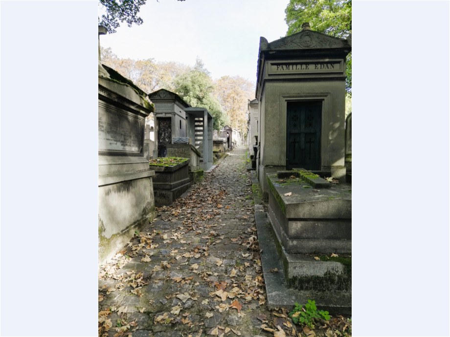 Der letzte Weg, Friedhof in Paris