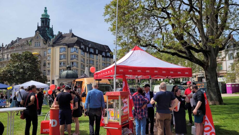 Maikundgebung in Wiesbaden Maikundgebung in Wiesbaden