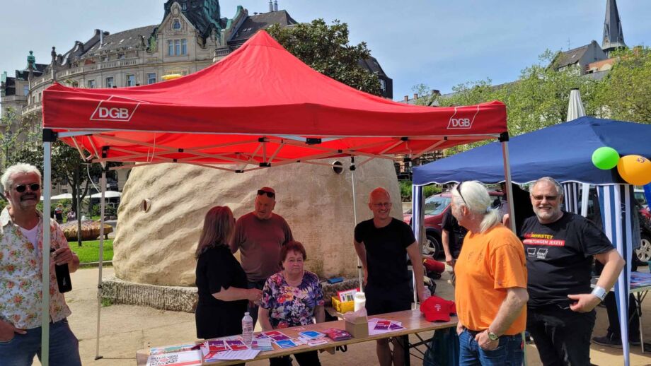 Maikundgebung in Wiesbaden Maikundgebung in Wiesbaden