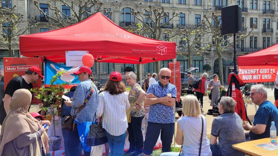 Maikundgebung in Wiesbaden Maikundgebung in Wiesbaden
