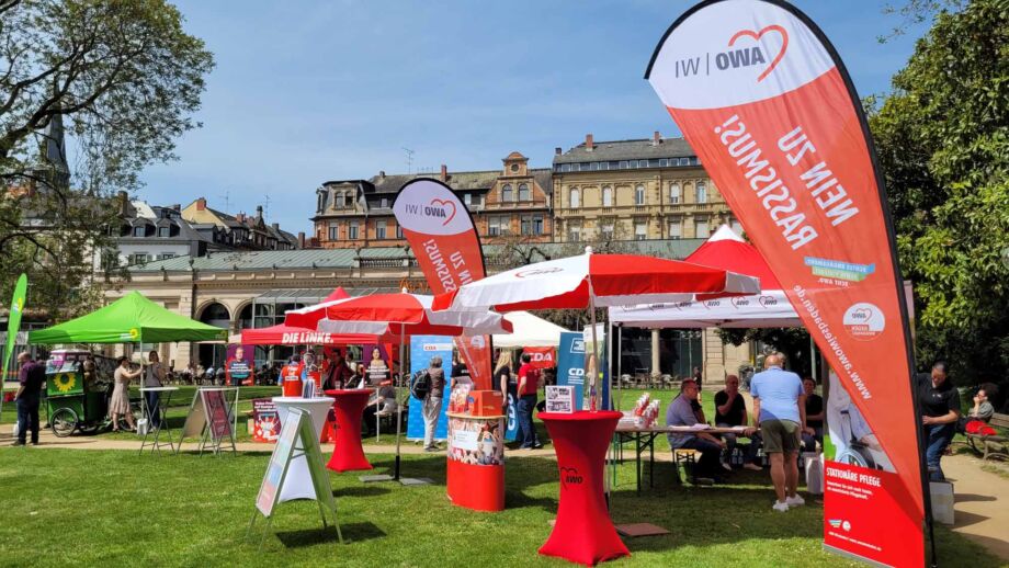 Maikundgebung in Wiesbaden Maikundgebung in Wiesbaden