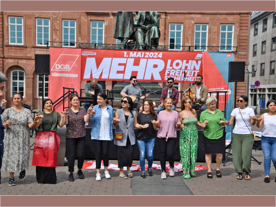Mai-Kundgebung und Maifest in Hanau