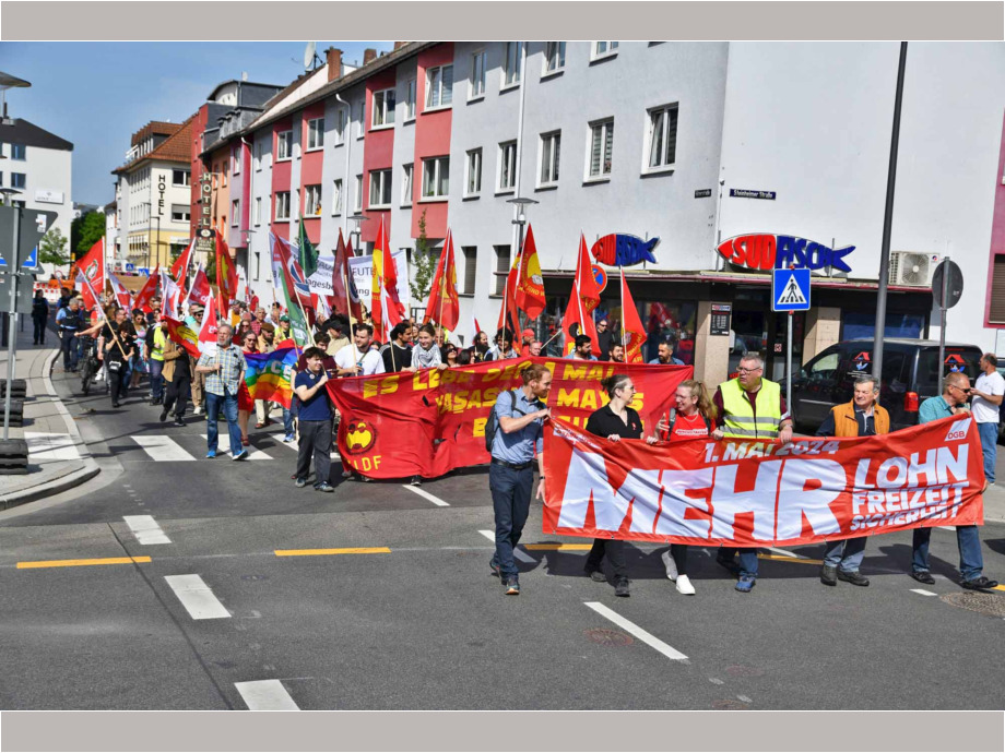 Mai-Kundgebung und Maifest in Hanau