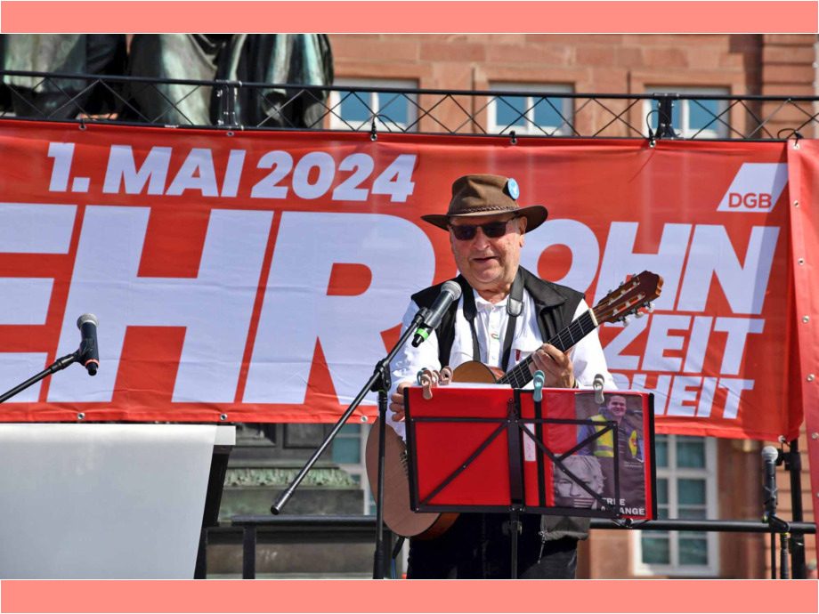 Mai-Kundgebung und Maifest in Hanau