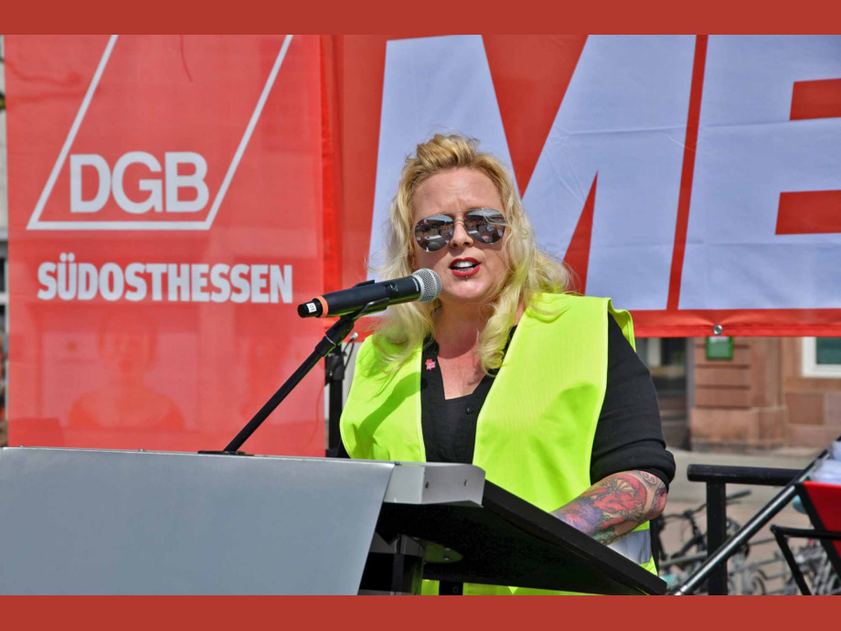 Mai-Kundgebung und Maifest in Hanau
