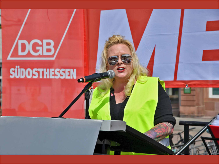 Mai-Kundgebung und Maifest in Hanau