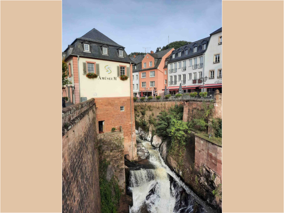 Wasserfall in Saarburg Wasserfall in Saarburg