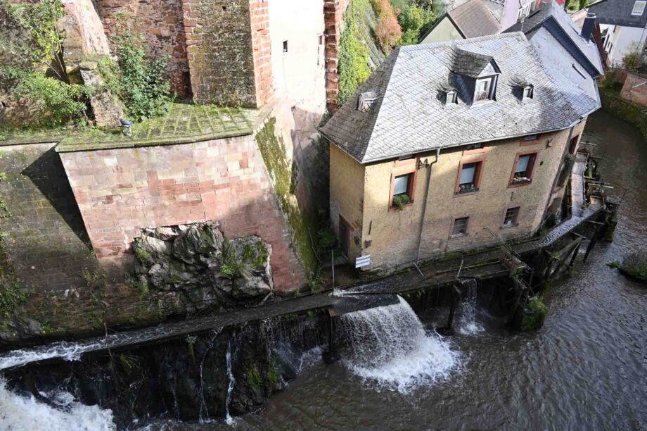 Blick auf die untere Mühle Blick auf die untere Mühle