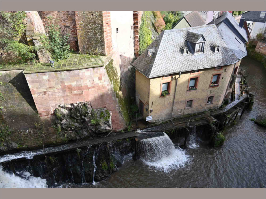 Blick auf die untere Mühle Blick auf die untere Mühle