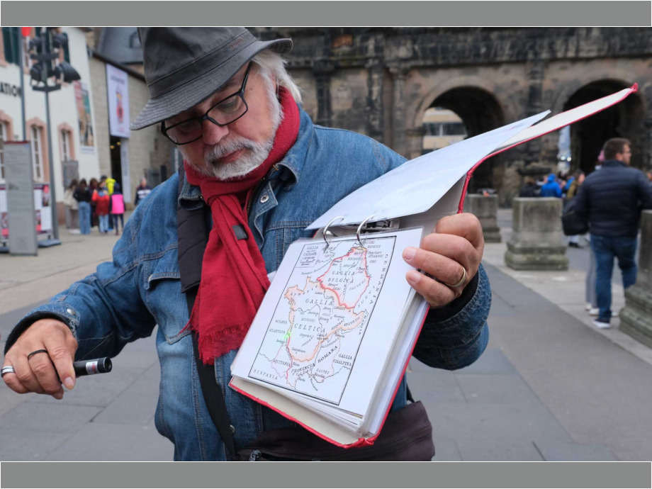 Rolf Mayer erklärt die Bedeutung von Trier in der römischen Provinz Gallia Rolf Mayer erklärt die Bedeutung von Trier in der römischen Provinz Gallia