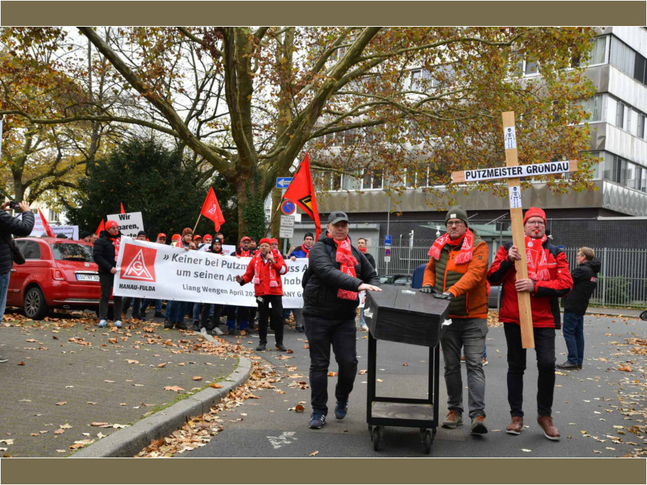 Auf dem Weg zur chinesischen Botschaft on Frankfurt am Main