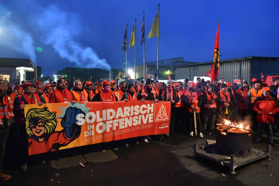 Putzmeister in Rothenbergen - 99,5 % für unbefristeten Streik Putzmeister in Rothenbergen - 99,5 % für unbefristeten Streik