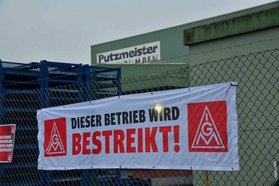 Dieser Betrieb wird bestreikt Dieser Betrieb wird bestreikt