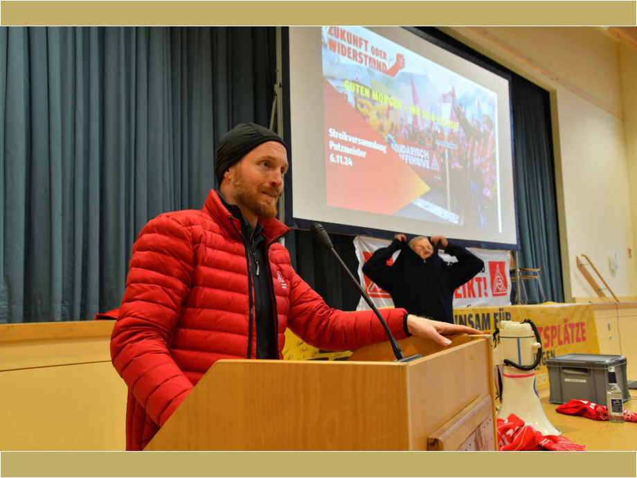 Matthias Ebenau, 1. Bevollmächtigter der IG Metall Hanau-Fulda