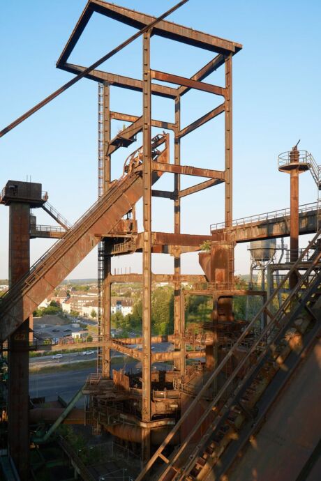 Förderturm Stahlwerk Dortmund ehemals Phoenix