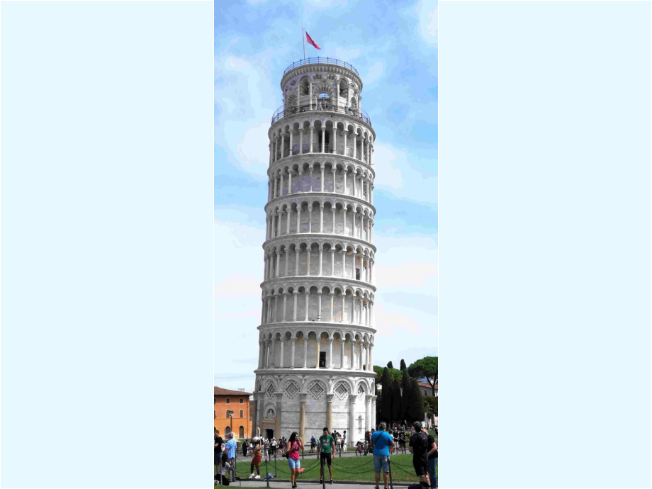 Der berühmte schiefe Turm