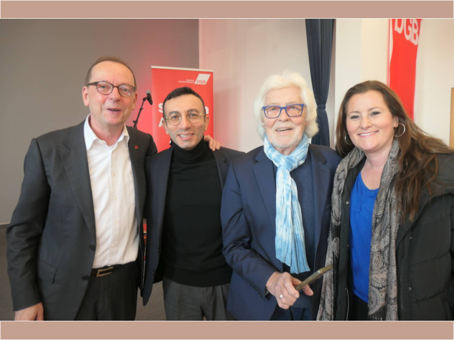 Michael Ehrhardt, IG Metall, Mike Jose, OB Ffm, Dieter Hooge, Janine Wissler, Die Linke
