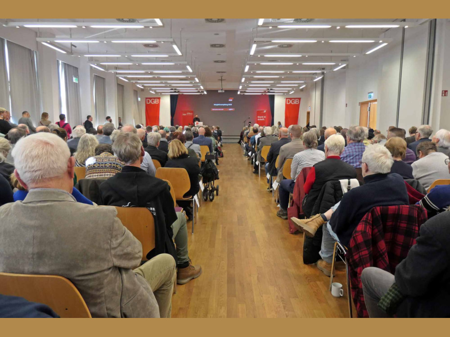 Der Saal war voll