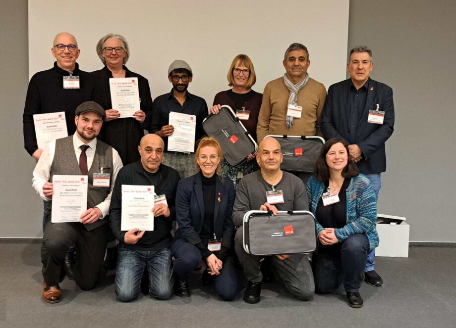 Gruppenbild der Gewinner Gruppenbild der Gewinner