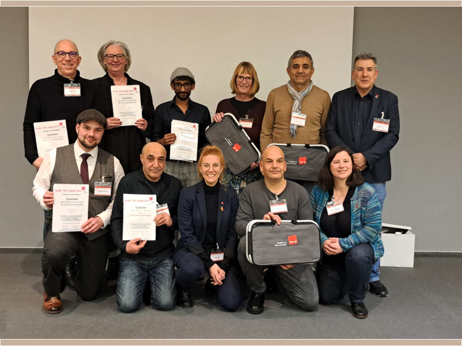 Gruppenbild der Gewinner Gruppenbild der Gewinner