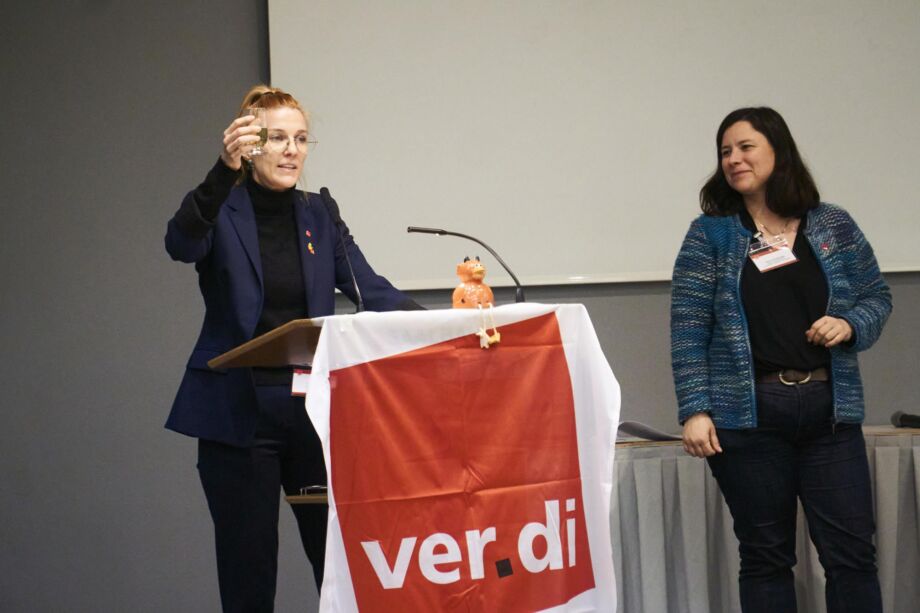 Rede von Natalie Jopen, stellvertretende Landesbezirksleiterin Rede von Natalie Jopen, stellvertretende Landesbezirksleiterin