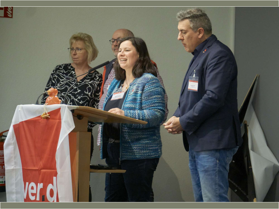 Begrüßung der Vertrauensleute Begrüßung der Vertrauensleute