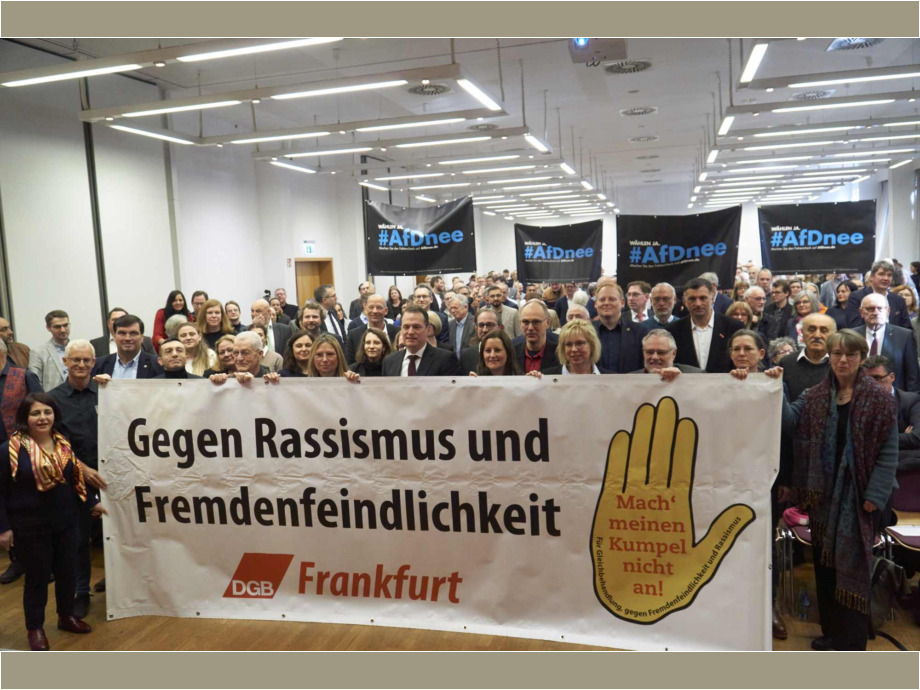 Klare Kante gegen Rechts