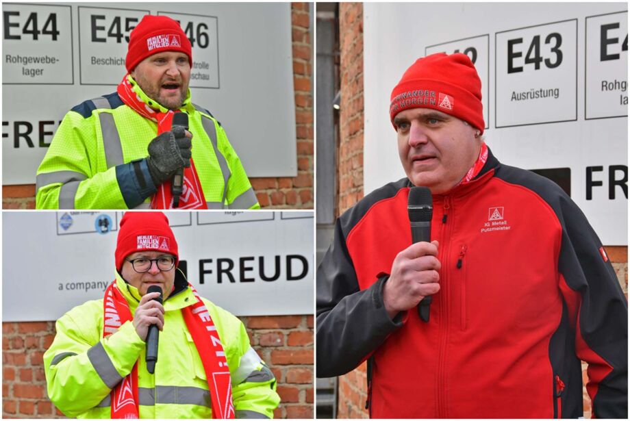 Aktive Mittagspause gegen die geplante Standortschliessung bei Mehler Texnologies in Fulda Aktive Mittagspause gegen die geplante Standortschliessung bei Mehler Texnologies in Fulda