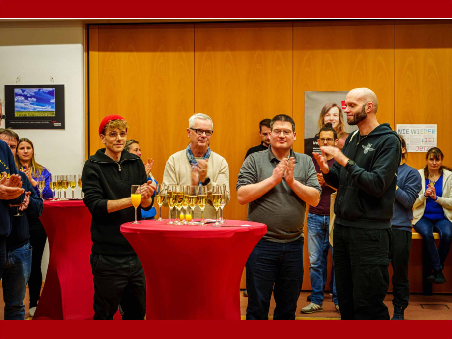 Viel Applaus für die Arbeit des Fototeams Viel Applaus für die Arbeit des Fototeams