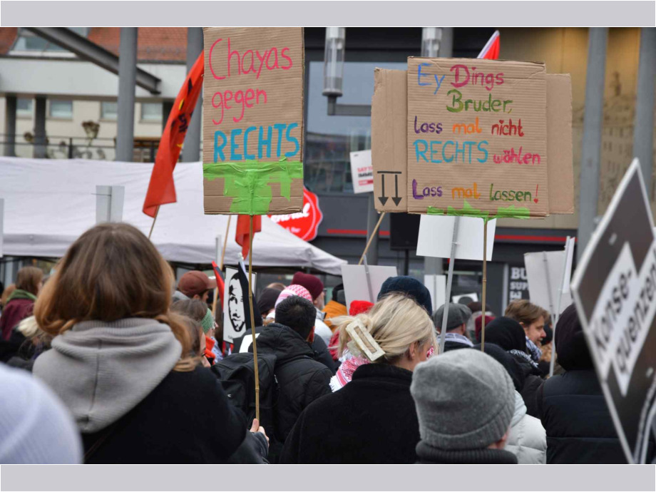 Gegen Rassismus und Fremdenfeindlichkeit!