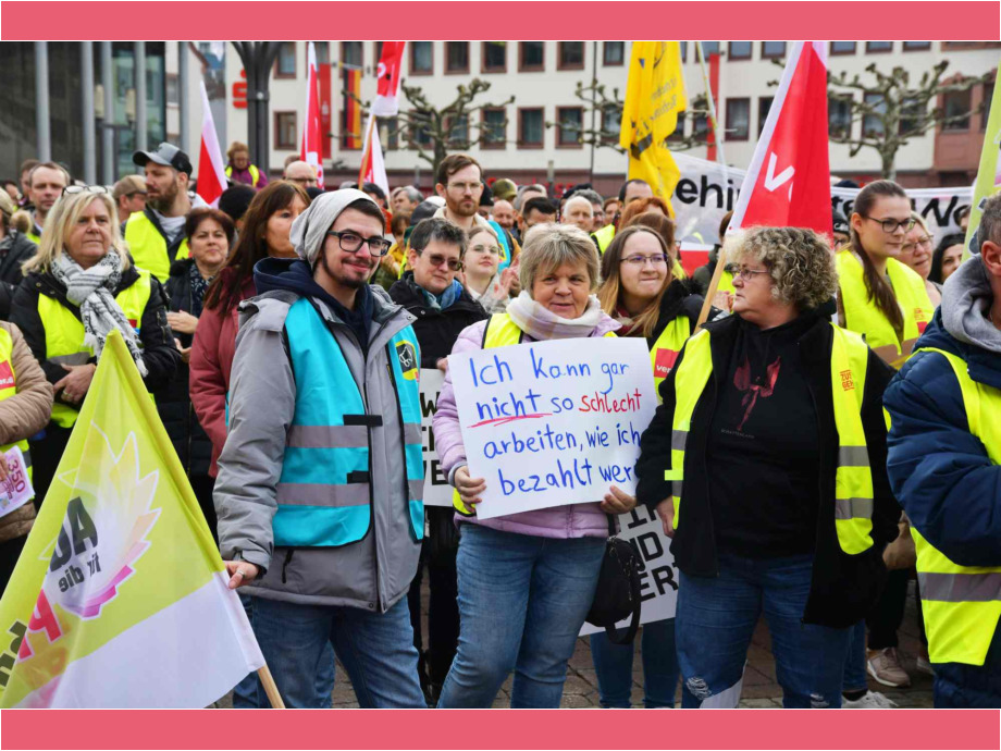 Streiks & Aktionen für mehr Geld und mehr Zeit gehen weiter