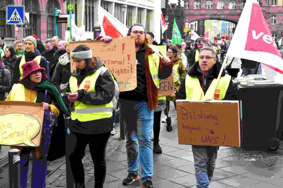 Mehr Personal, mehr Zeit, mehr Wertschätzung! Mehr Personal, mehr Zeit, mehr Wertschätzung!