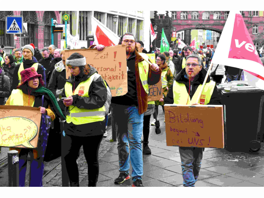 Mehr Personal, mehr Zeit, mehr Wertschätzung!