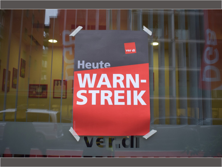 Heute Warnstreik in Frankfurt