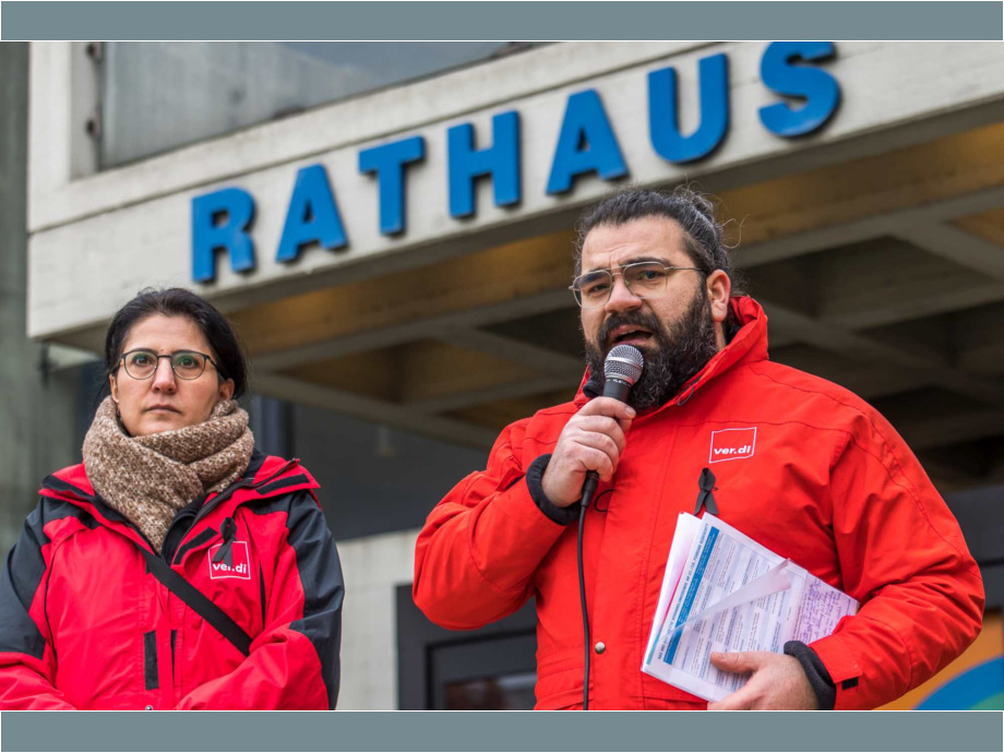 Ferhat Taysi, Gewerkschaftssekretär bei ver.di Ferhat Taysi, Gewerkschaftssekretär bei ver.di