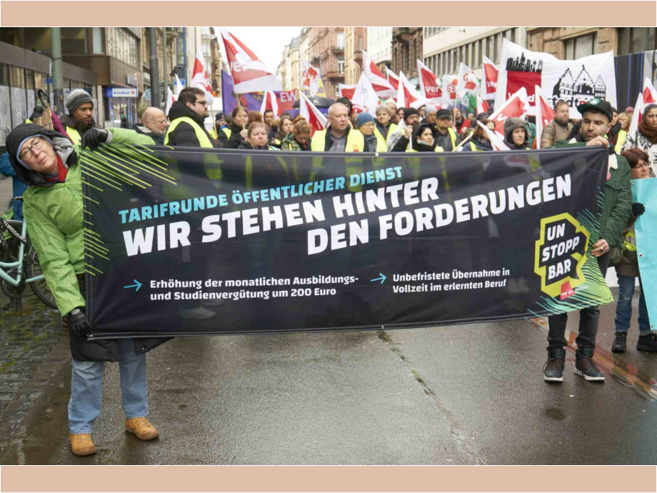Für eine Erhöhung der Ausbildung und Studienvergütung