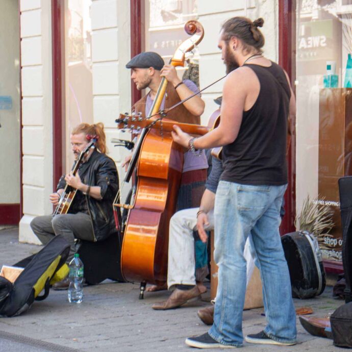Strassenmusik in Galway