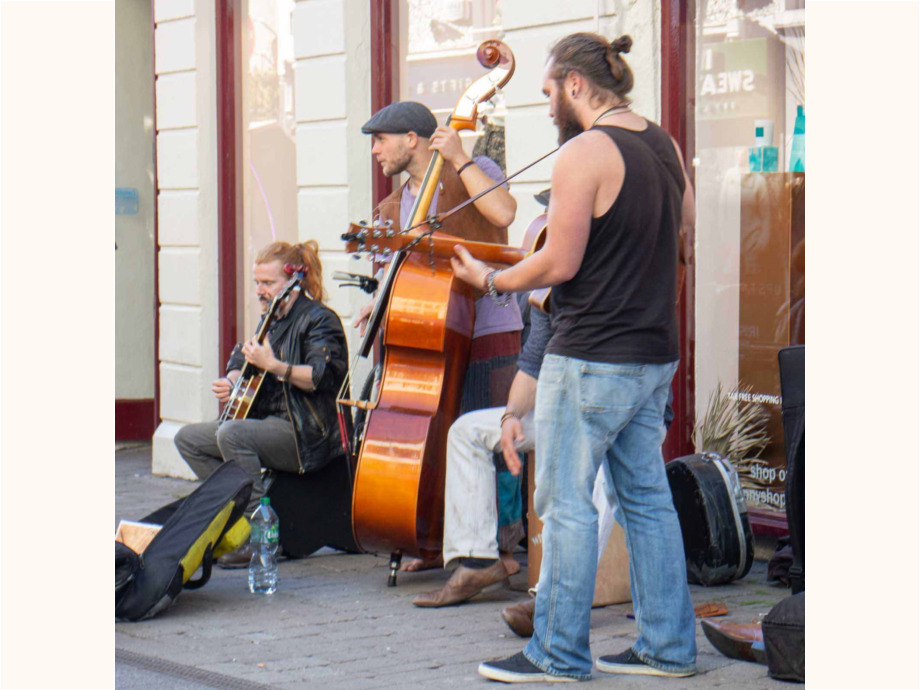 Strassenmusik in Galway