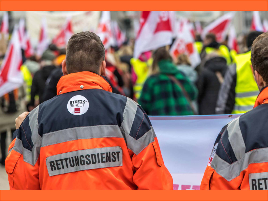 Tarifverhandlungen für den Öffentlichen Dienst, Warnstreik am 12.02.2025 in Frankfurt am Main