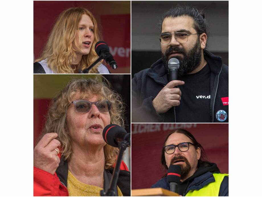 Tarifverhandlungen für den Öffentlichen Dienst, Warnstreik am 12.02.2025 in Frankfurt am Main