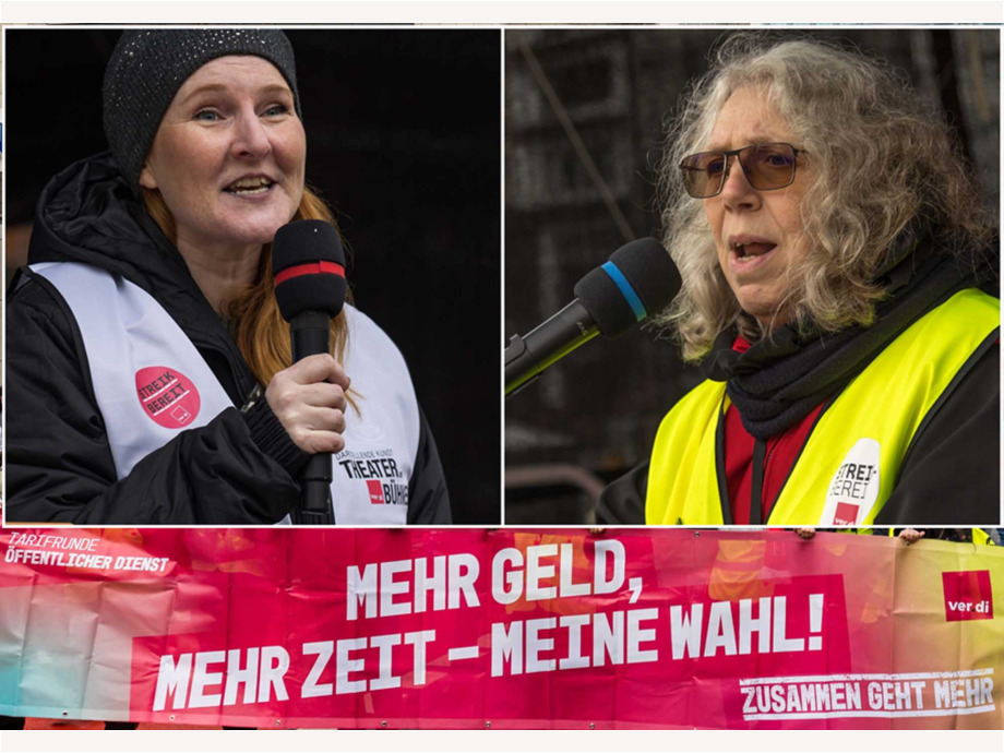 Tarifverhandlungen für den Öffentlichen Dienst, Warnstreik am 12.02.2025 in Frankfurt am Main