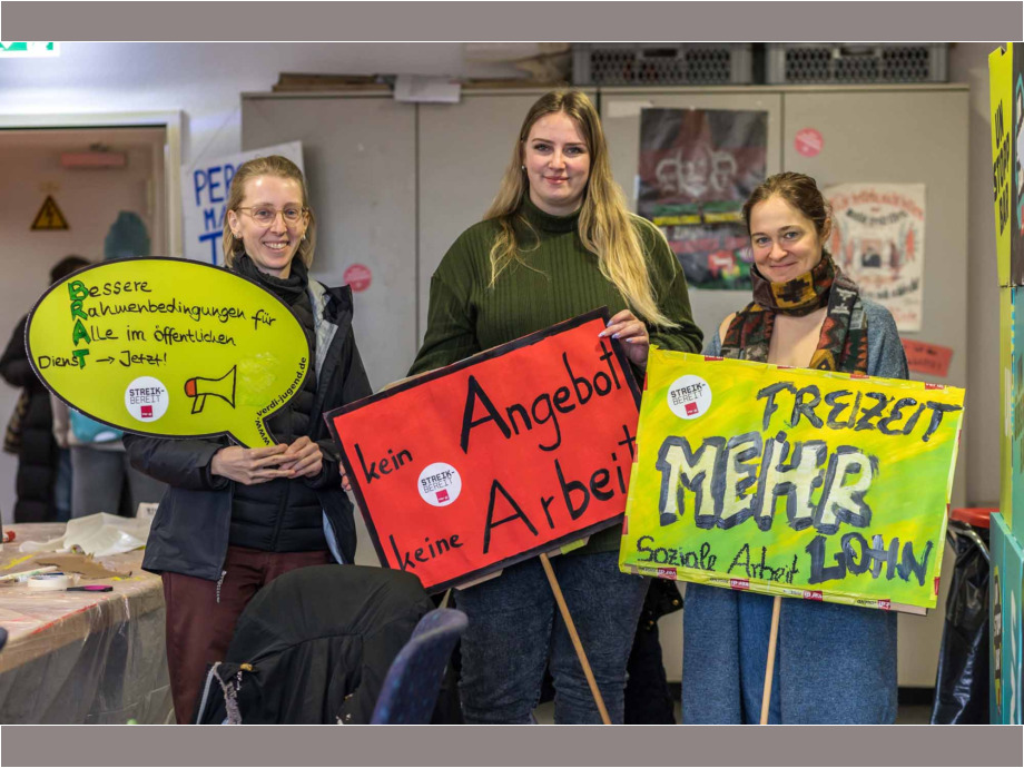 Tarifverhandlungen für den Öffentlichen Dienst, Warnstreik am 12.02.2025 in Frankfurt am Main
