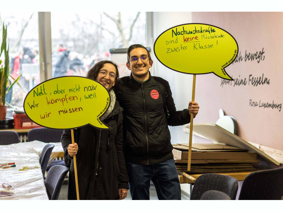 Tarifverhandlungen für den Öffentlichen Dienst, Warnstreik am 12.02.2025 in Frankfurt am Main