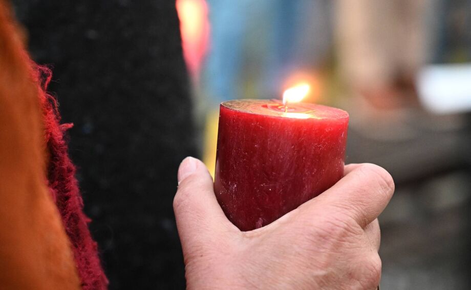 Lichterdemo in Weilmünster Lichterdemo in Weilmünster